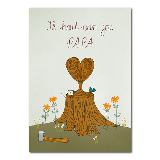 I love you dad | card