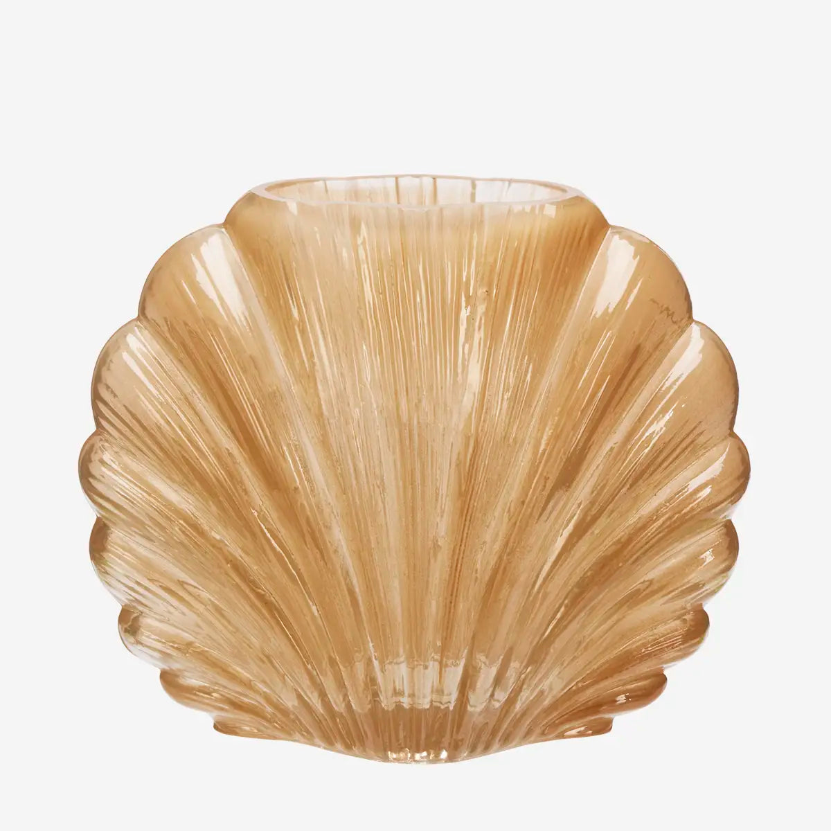 Glass vase Peach