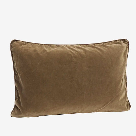 Velvet cushion - Dark Taupe
