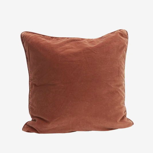 Velvet cushion - Brick