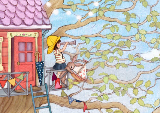 Postcard Treehouse Adventurers
