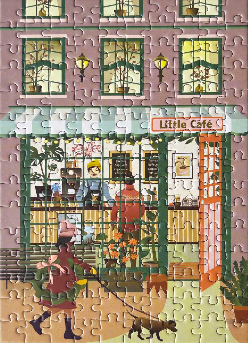 LITTLE CAFE - JIGSAW PUZZLE - with 150 pieces