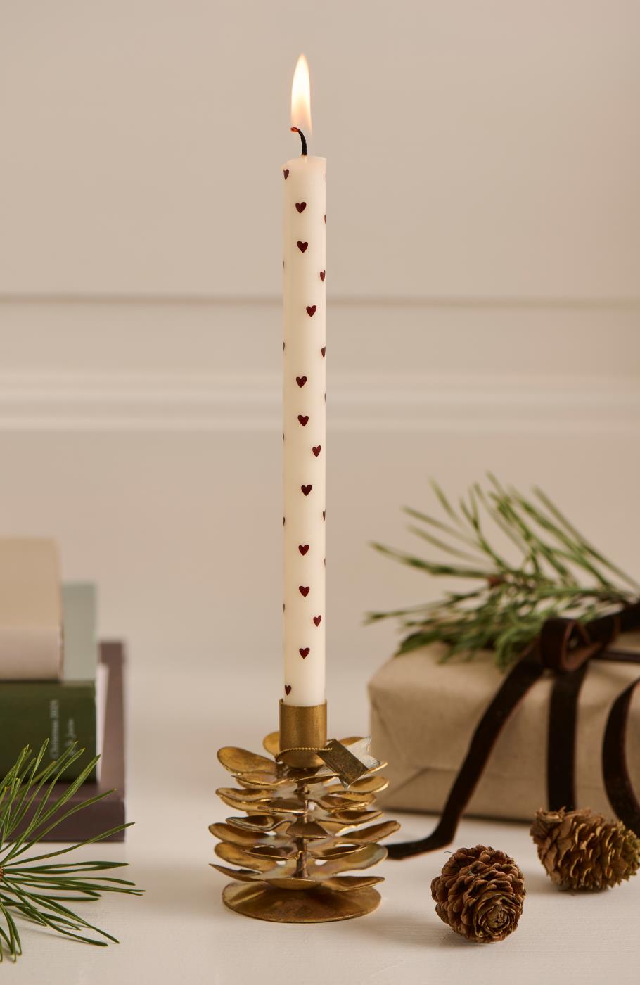 Candle holder f/1.3 cm candle cone Gloria