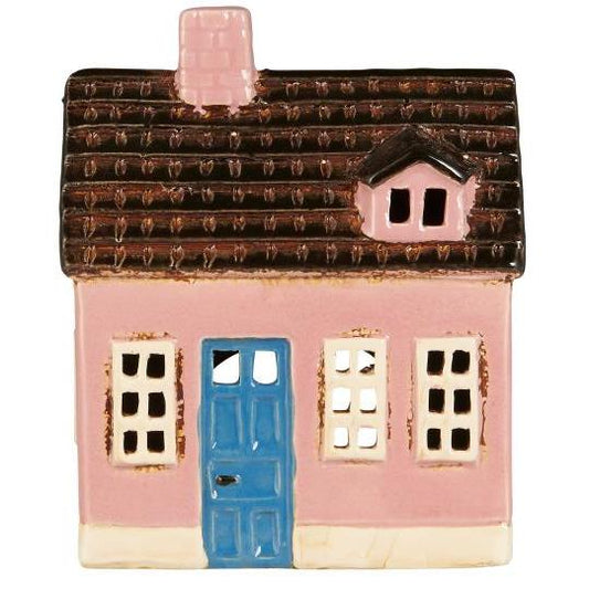 House f/tealight My Home Town blue door
