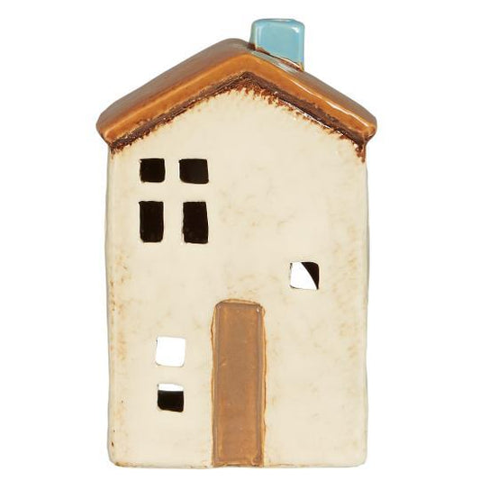 House f/tealight Brighton brown door