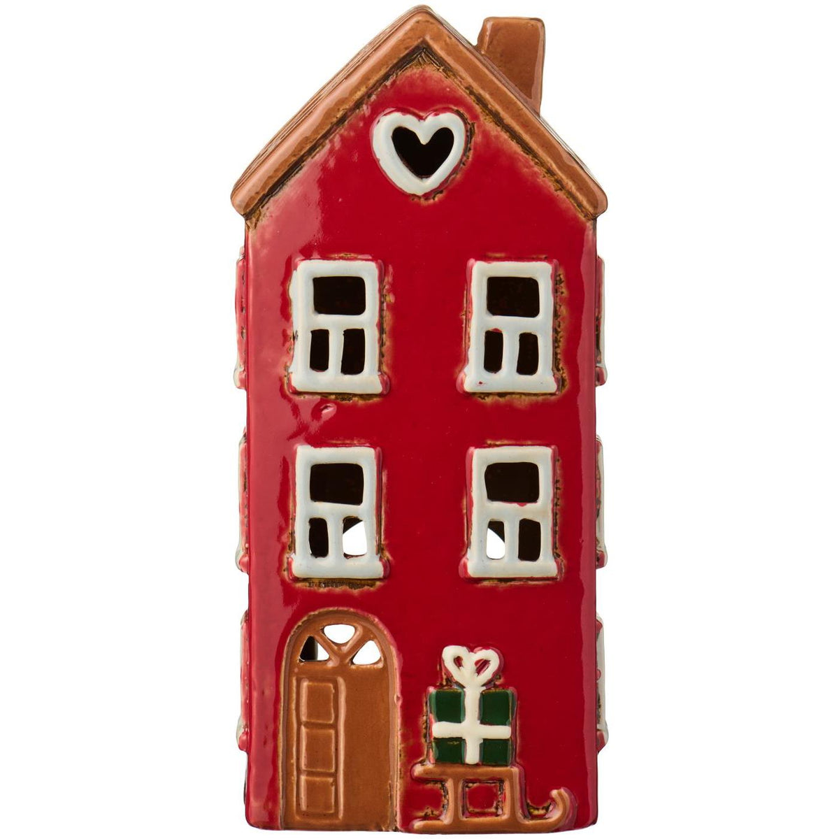House f/tealight Stillenat sleigh by the door