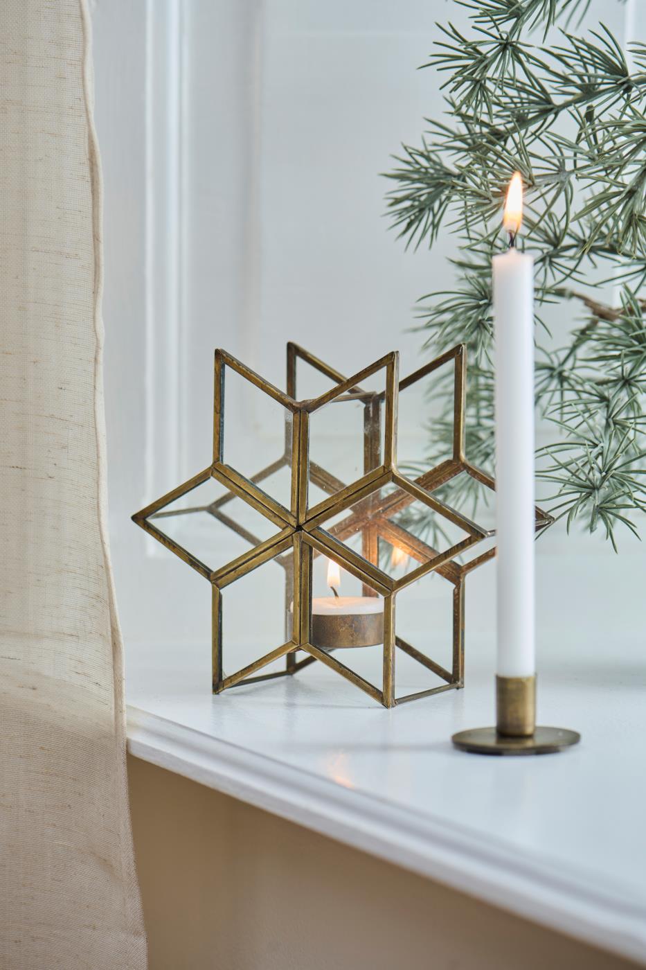Candle holder f/1.3 cm candle flat base