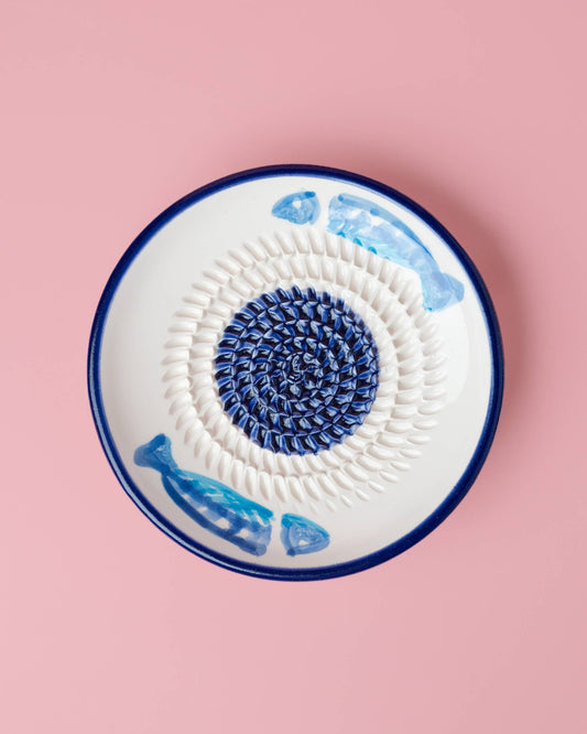 Small Ceramic Plate Food Grater / Tuna