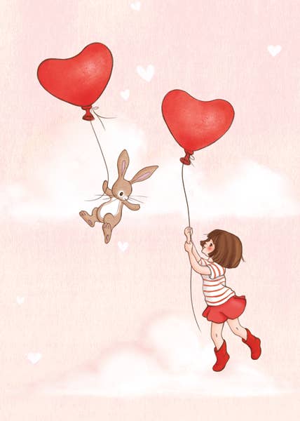 Postcard Love is in the Air