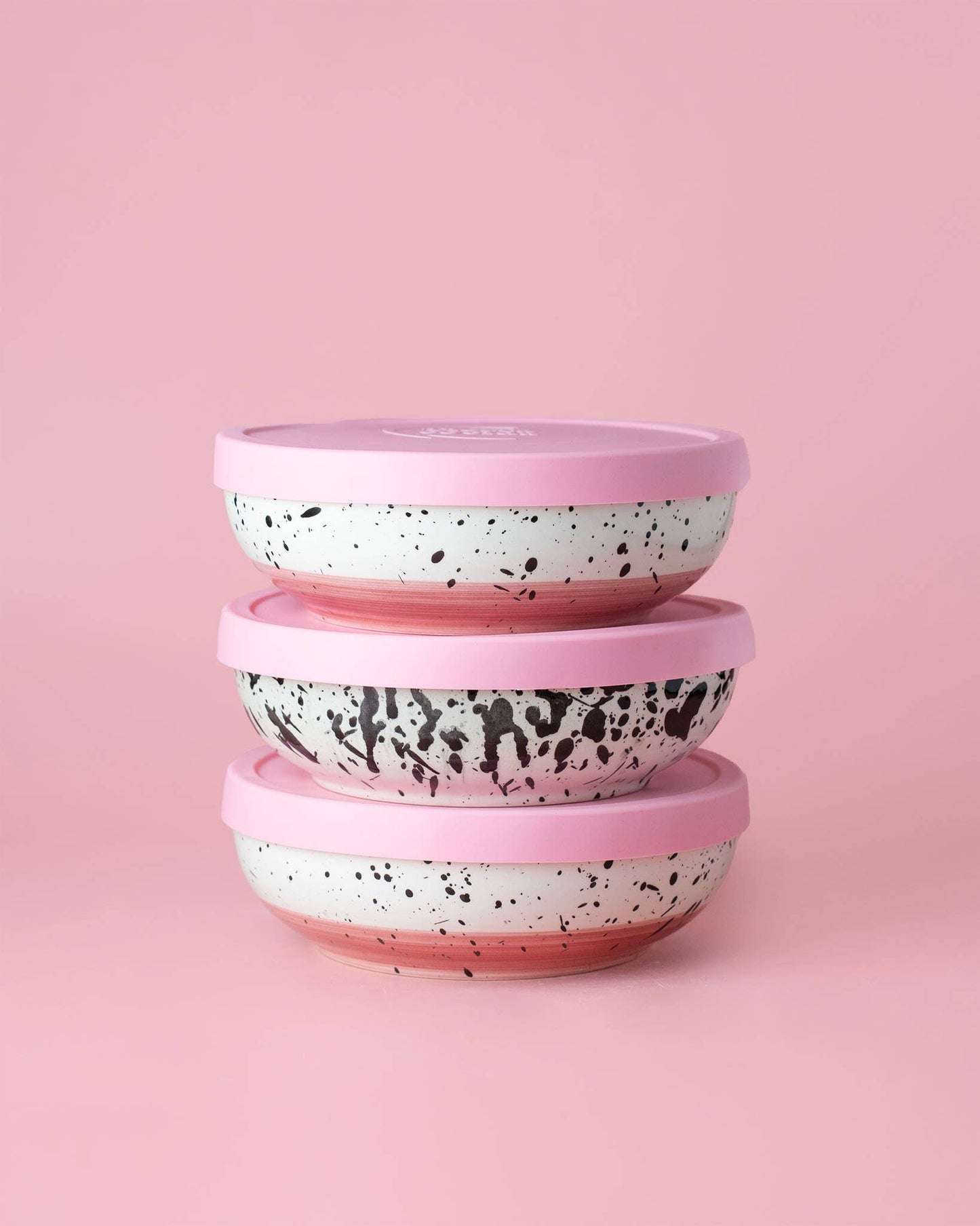 Reusable Silicone Food Covers – BPA-Free, 2 Sizes, 3 Colors: Rose / Medium