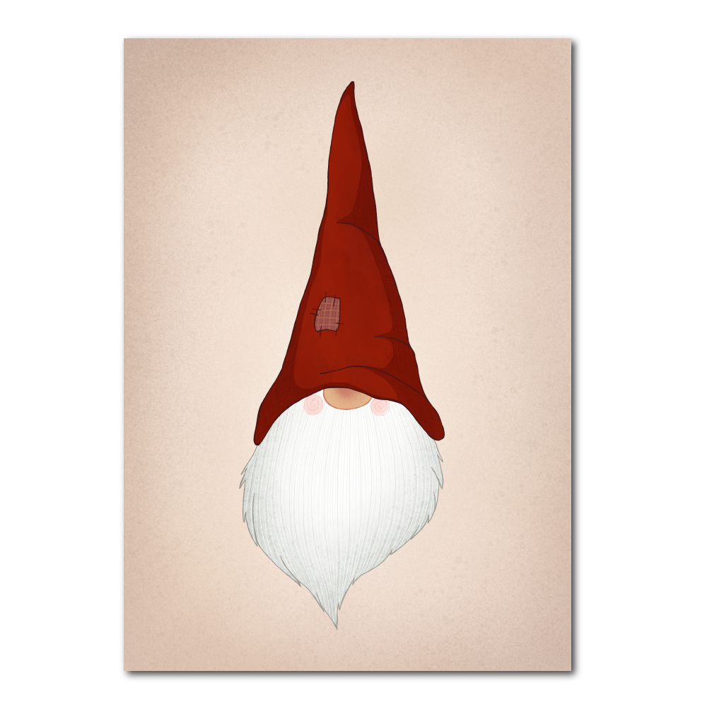 Scandinavian tomte | Christmas card