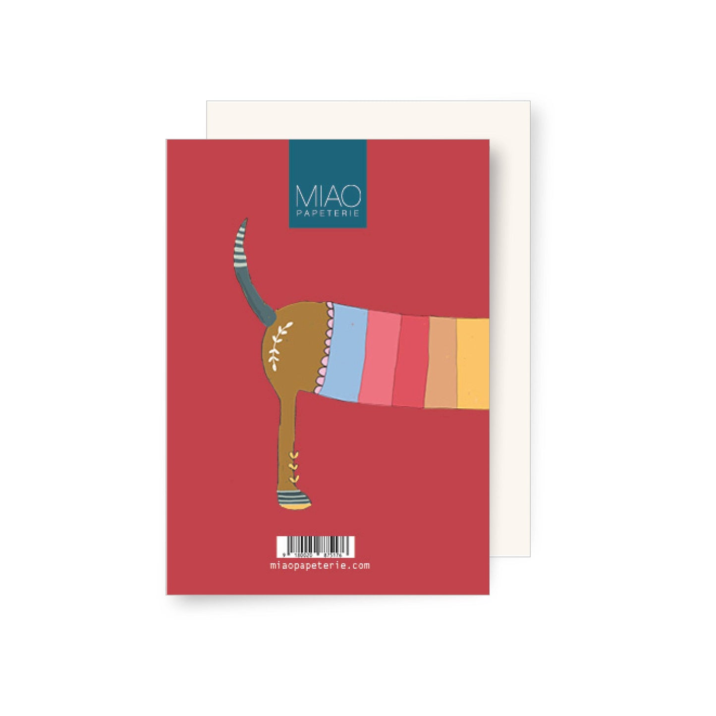 Dachshund | Zigzag card