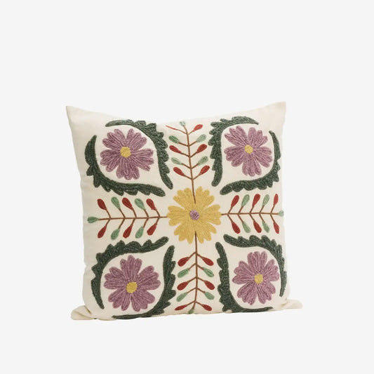 Suzani embroidered cushion