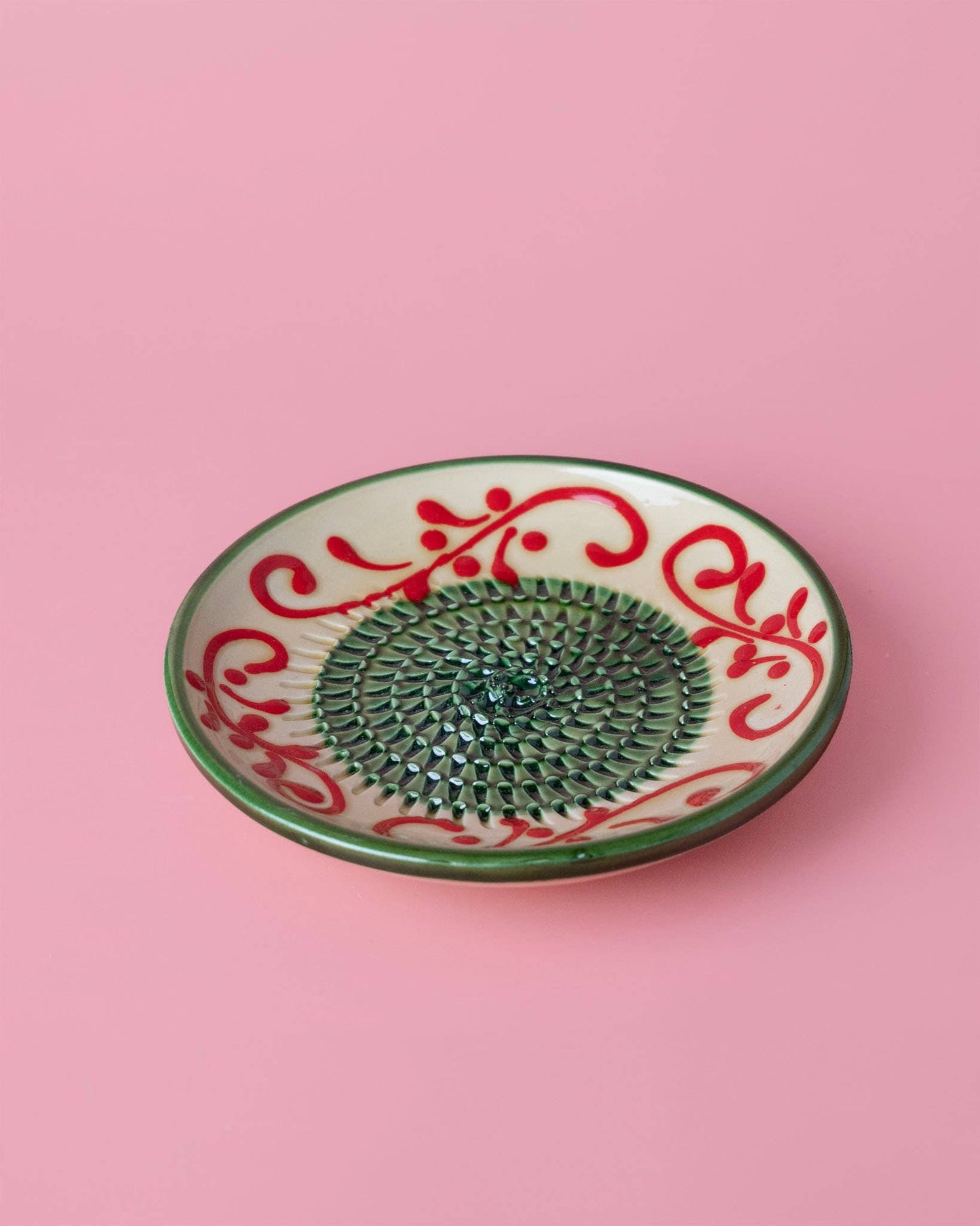 Small Handmade Ceramic Plate Grater/Alhambra