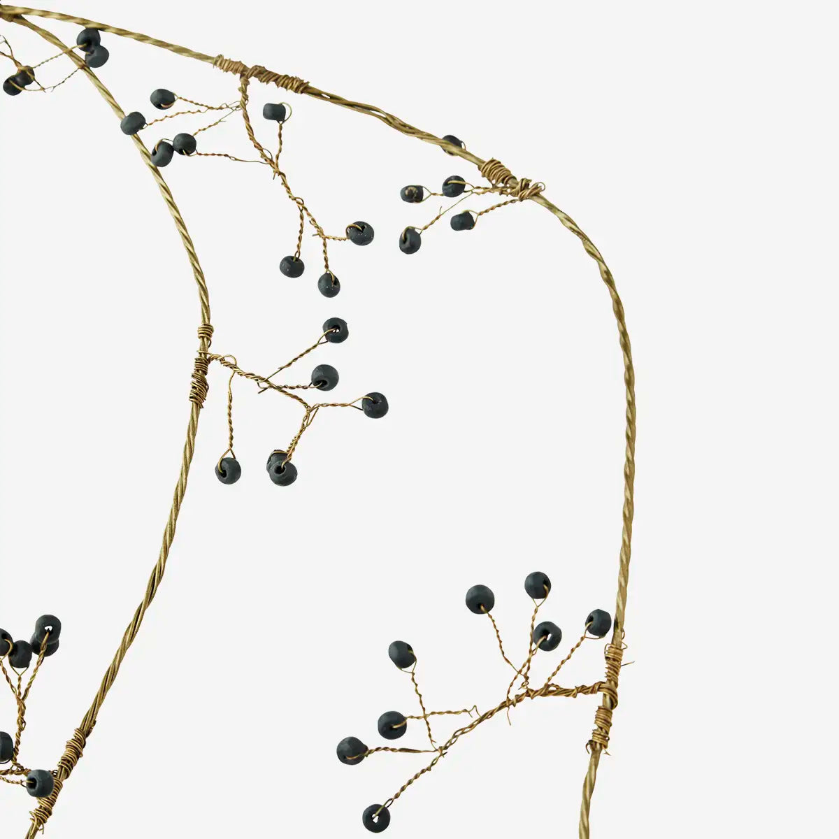 Iron garland w/ beads