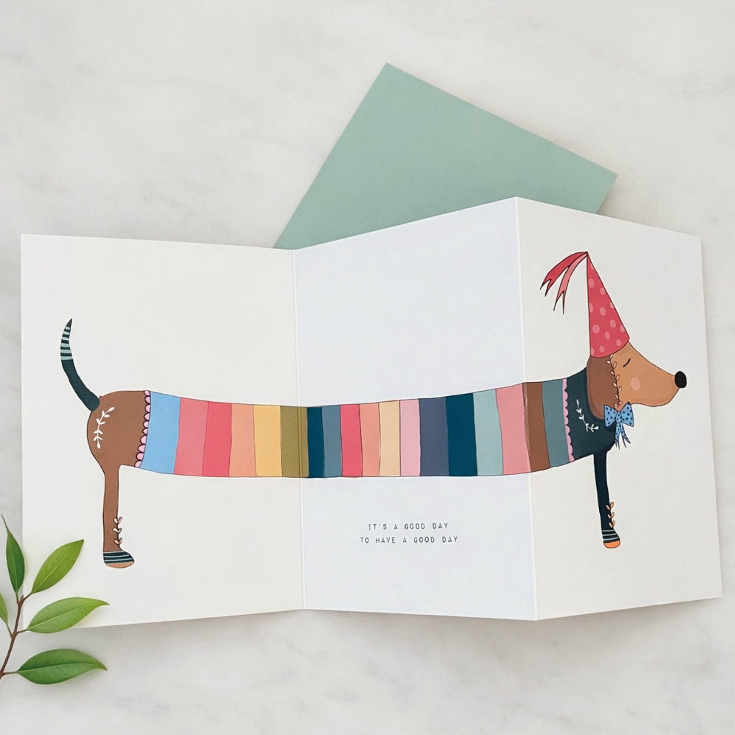 Dachshund | Zigzag card