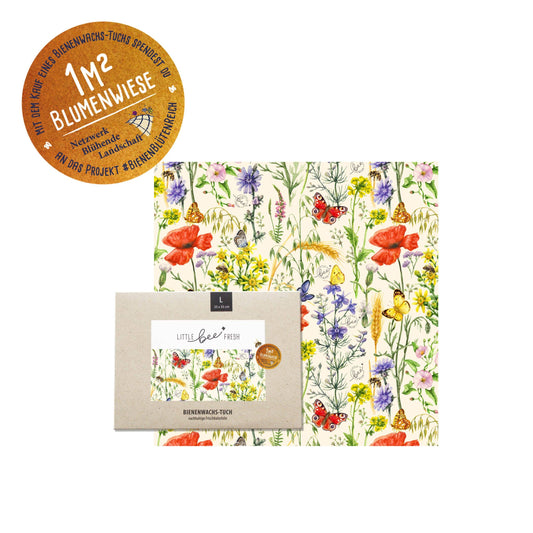 Organic Beeswax Cloth - Bee Dream “L” - 35 x 35 cm