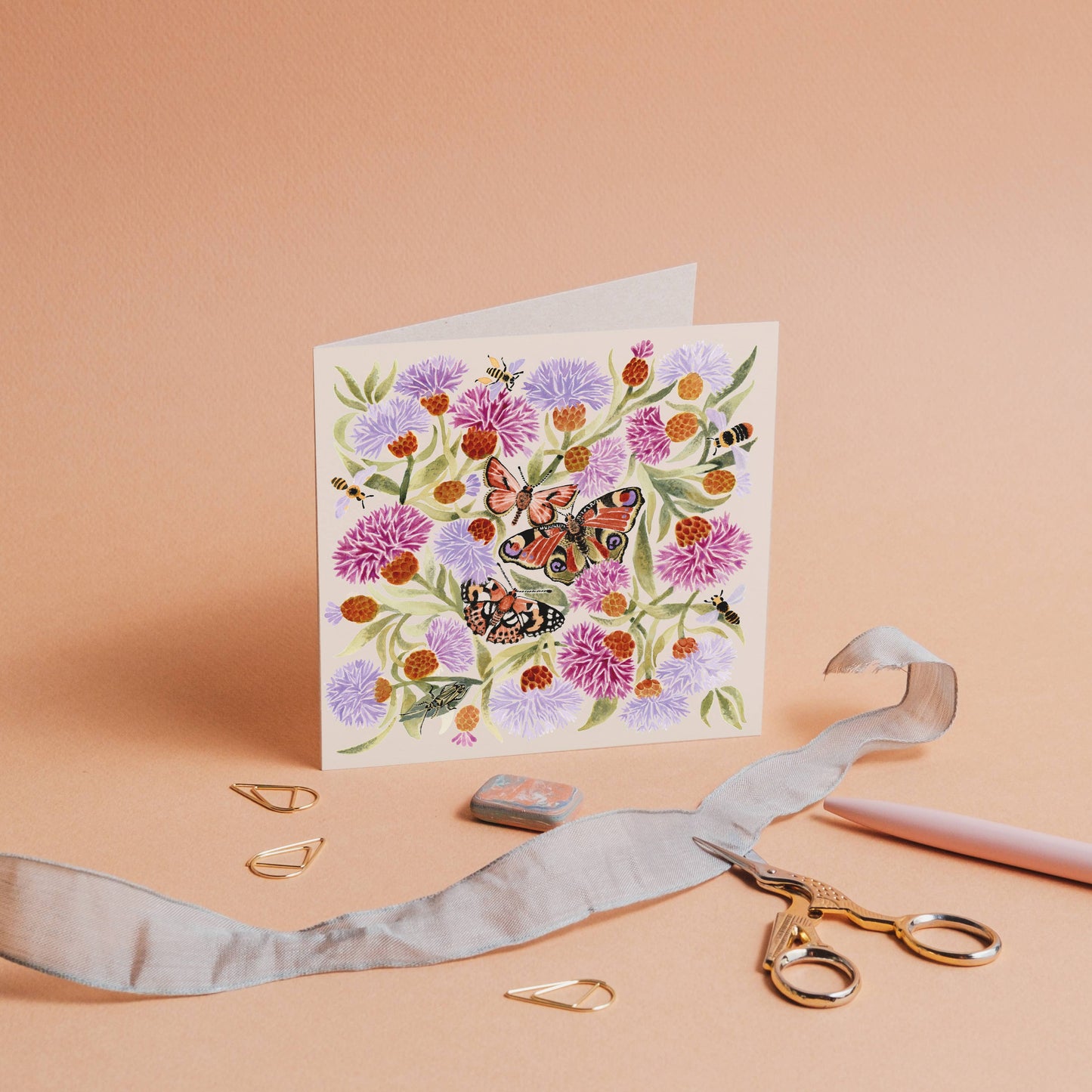 Greeting card - Knapweed