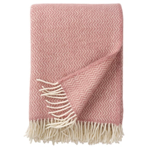 Deken, Klippan, Sorbet Powder Pink