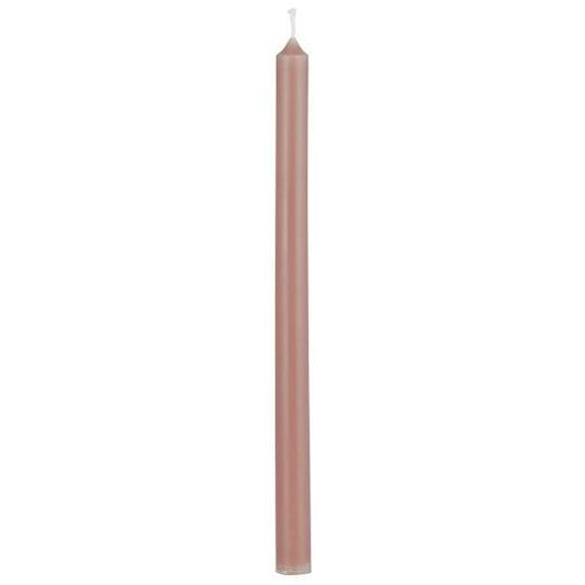 Taper candle coral almond Ø:1.3 H:20