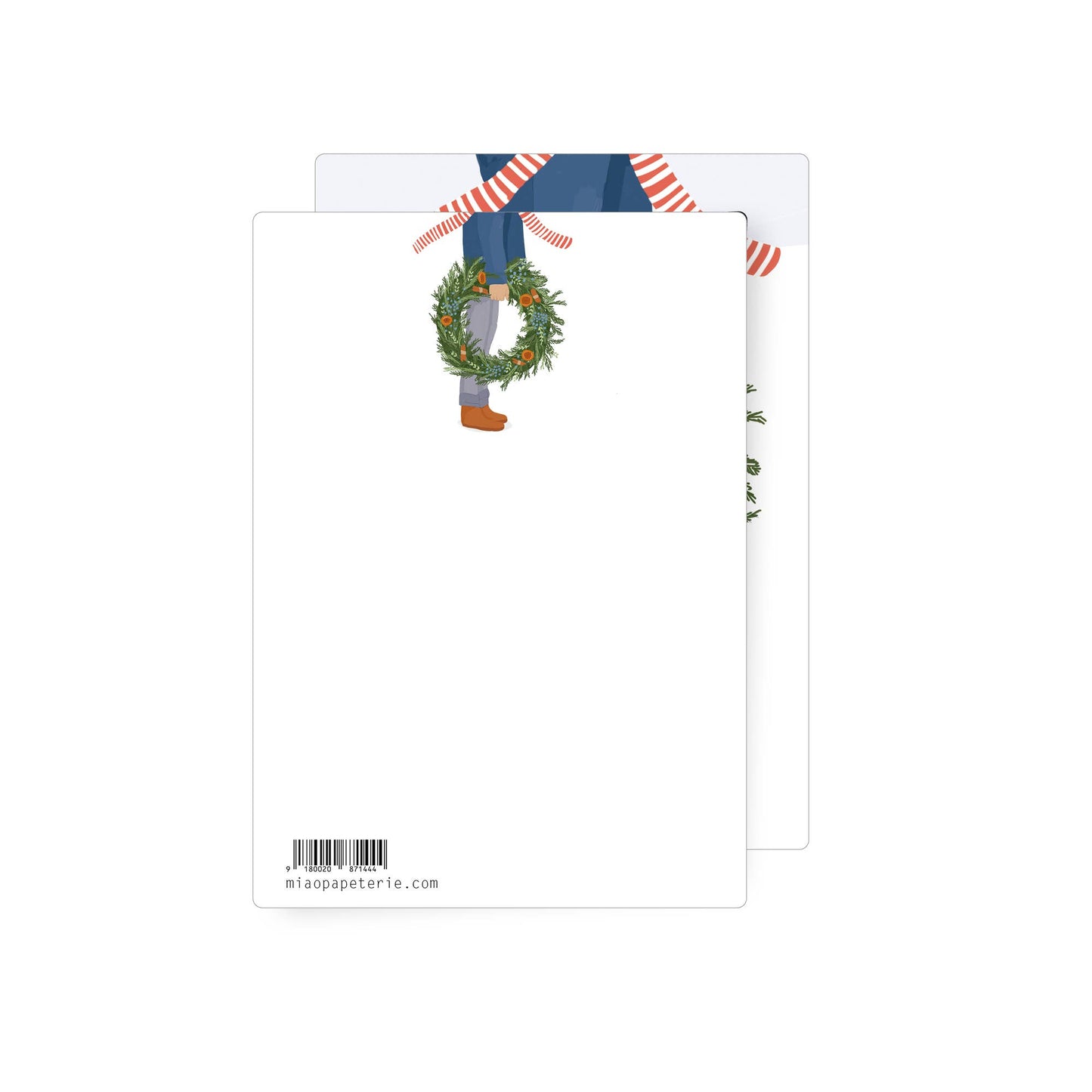 Christmas greetings | postcard: With envelope and cellophane cover