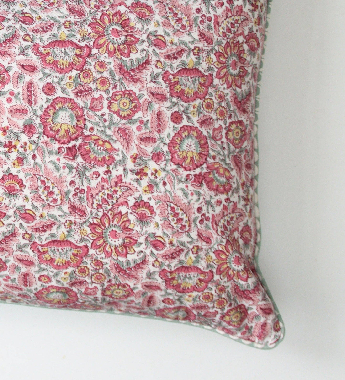 Handmade Cushion | Wildflower Roza, 40 x 70cm  with filling