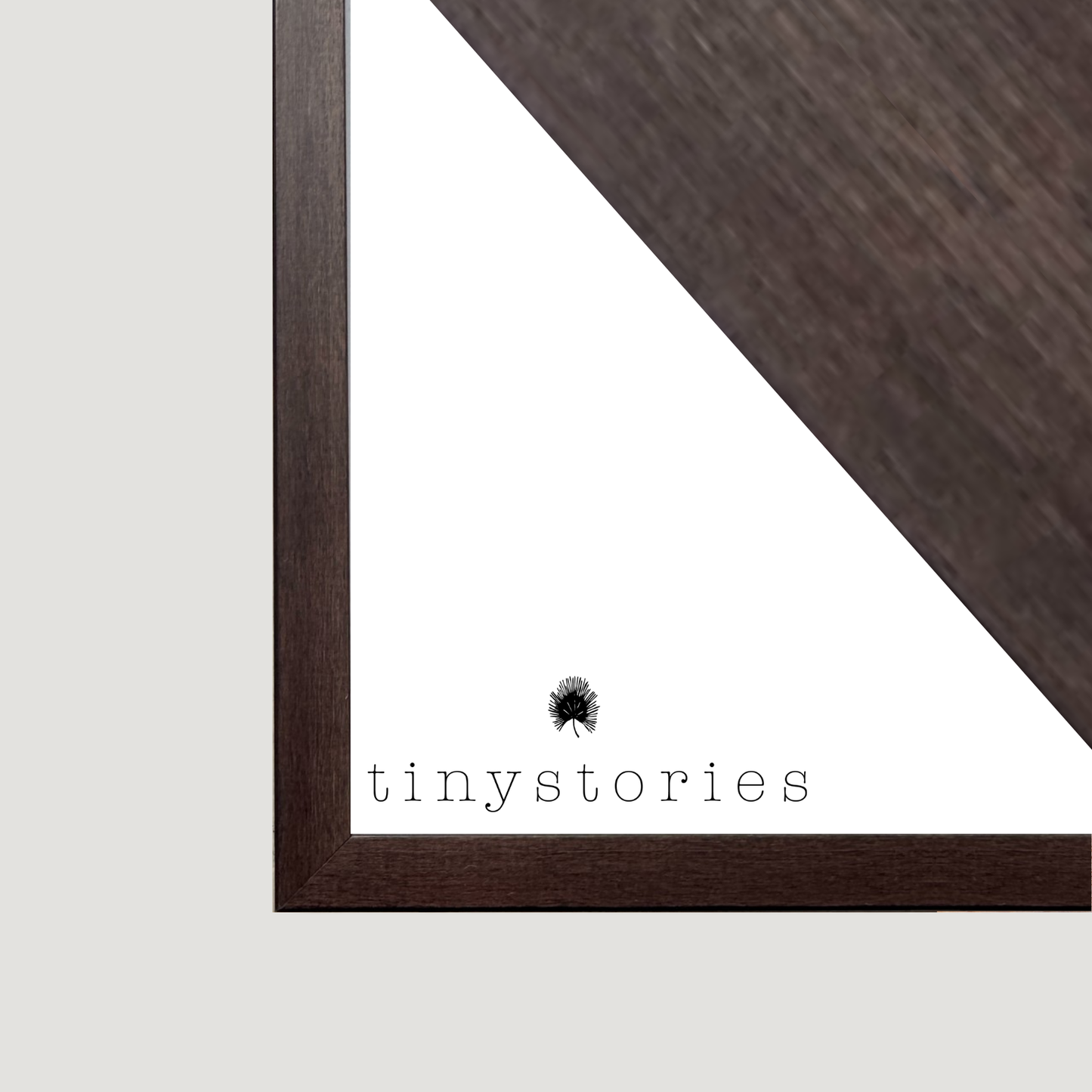 Dark Brown Wood Frame: 30cm x 40cm