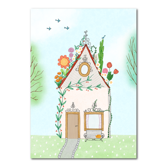 Flower House | Card
