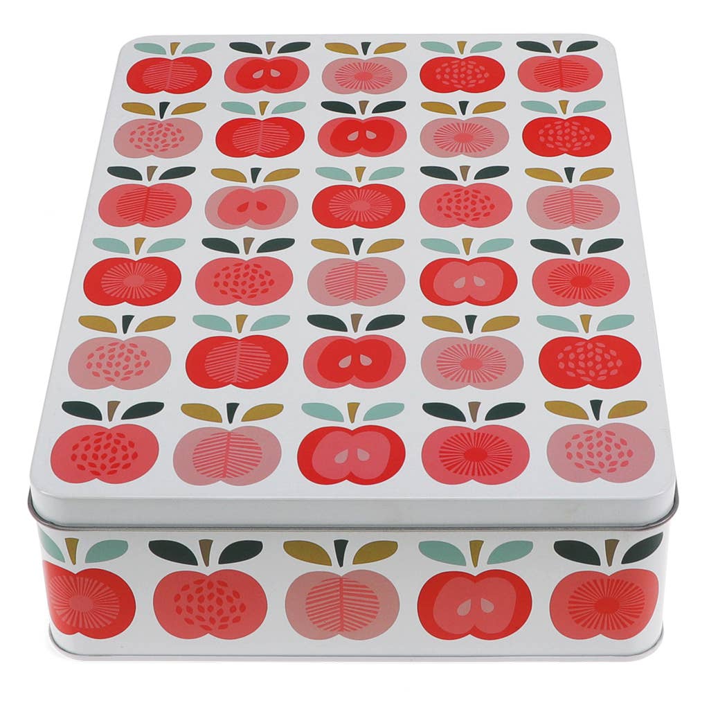 Rectangular fairy cake tin - Vintage Apple