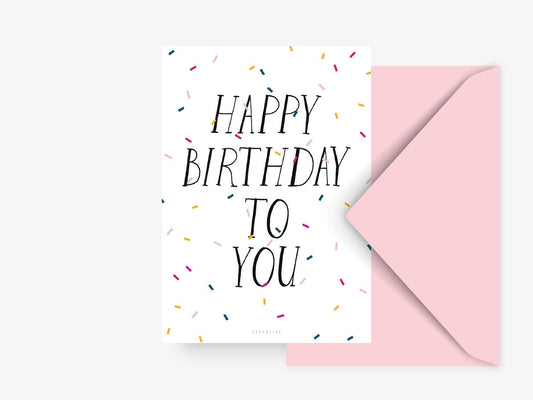 Postcard/Happy Birthday