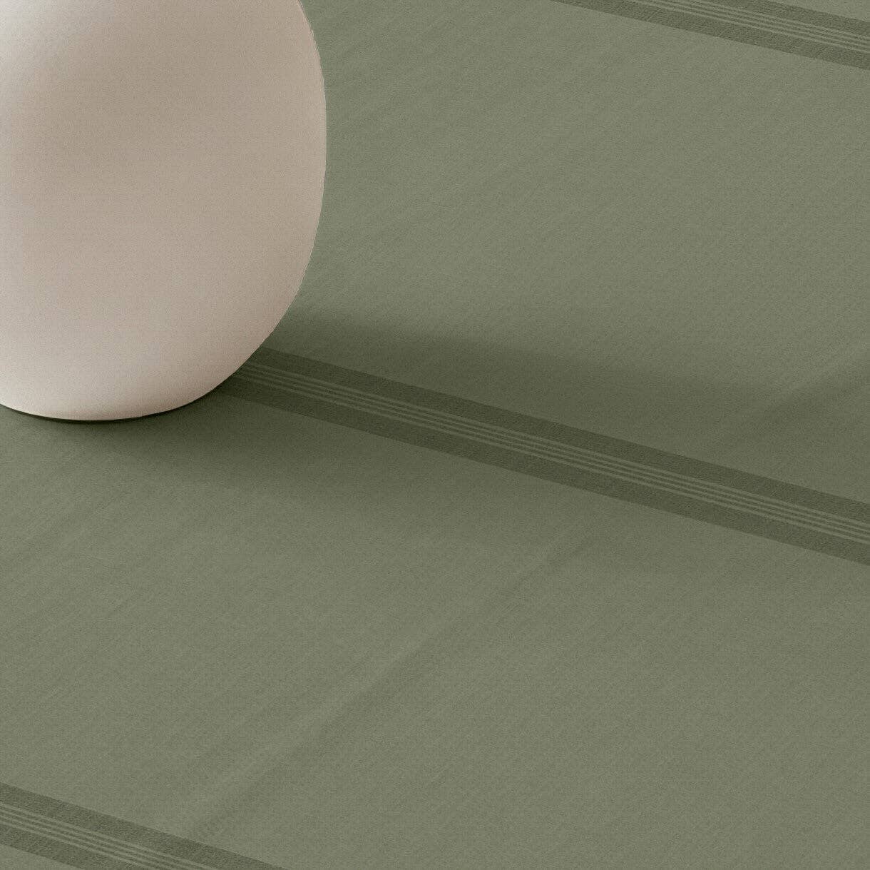 Nua Light Green 100% Cotton Stain-Resistant Tablecloth: 250x155 cm