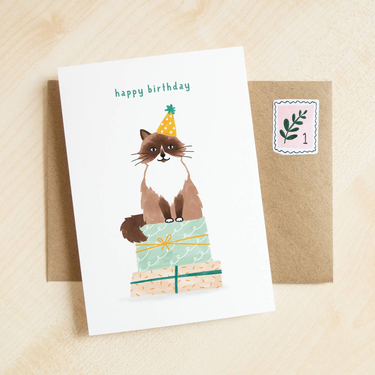 Cat Birthday Card