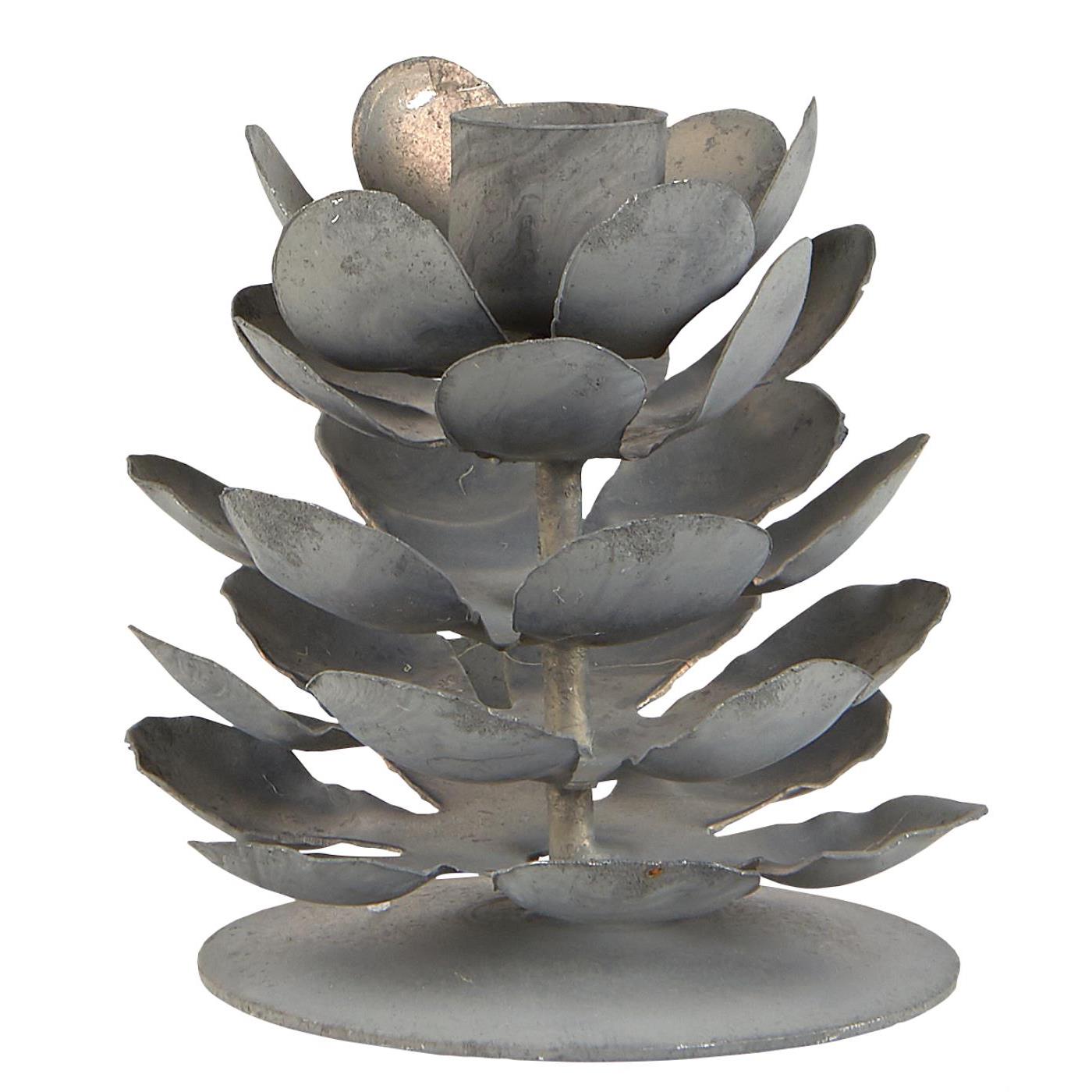 Candle holder f/1.3 cm candle cone metal