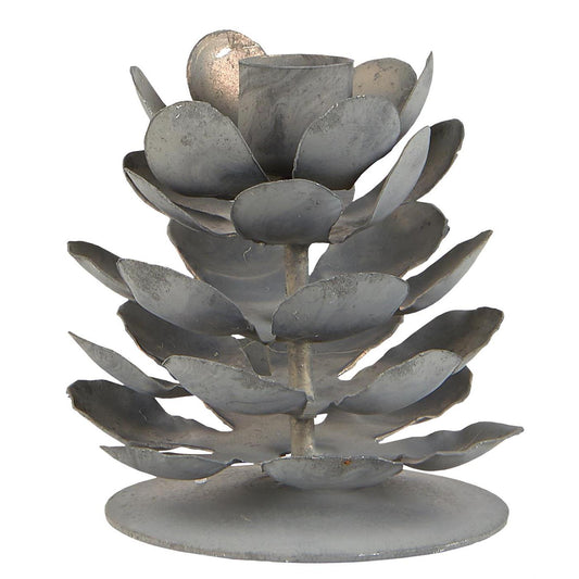 Candle holder f/1.3 cm candle cone metal