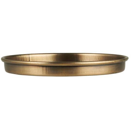 Candle tray w/edge