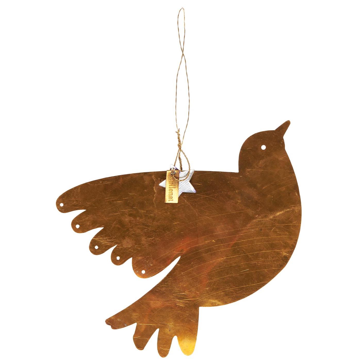 Bird for hanging wide wing