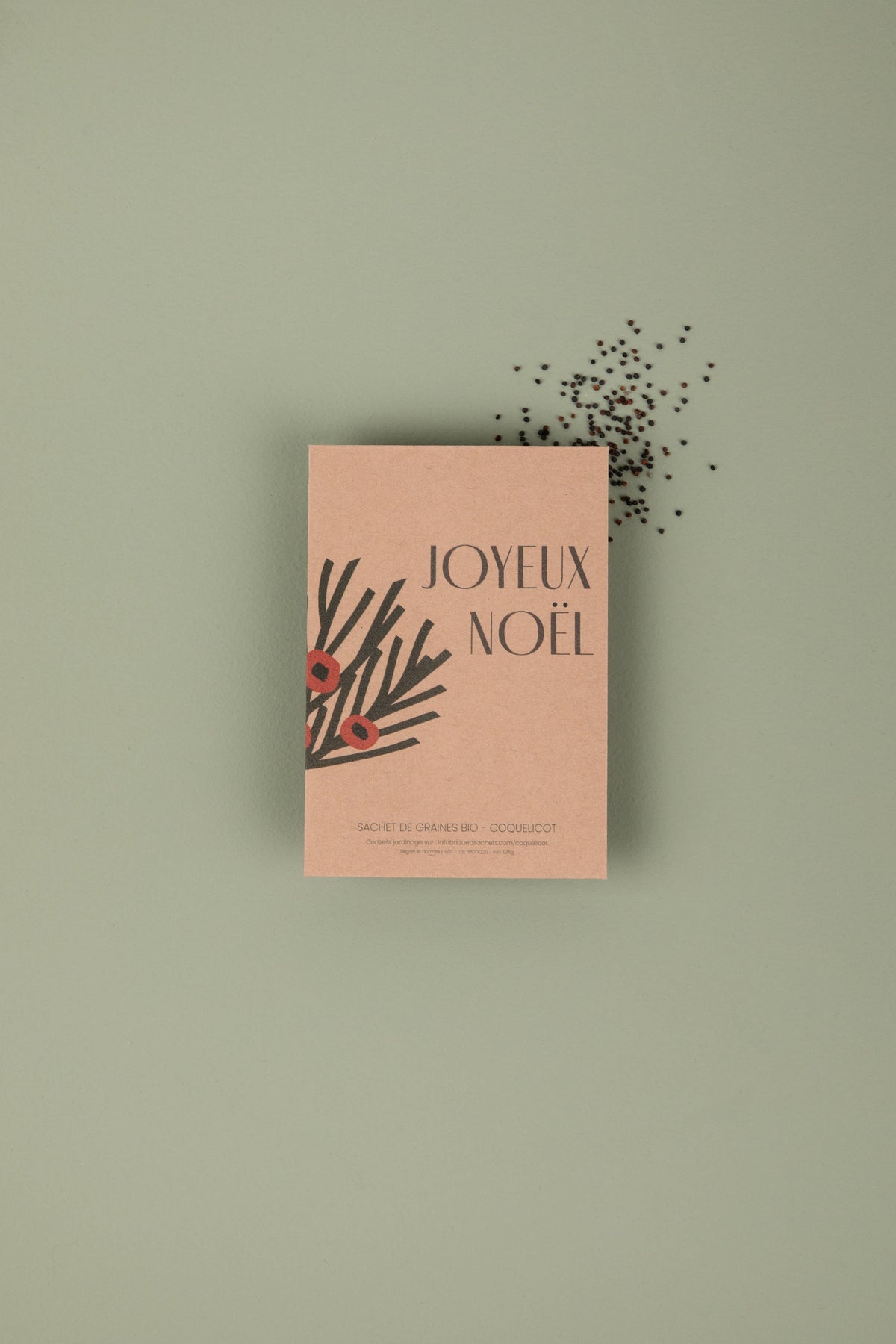 Merry Christmas - Poppy Seed Packet