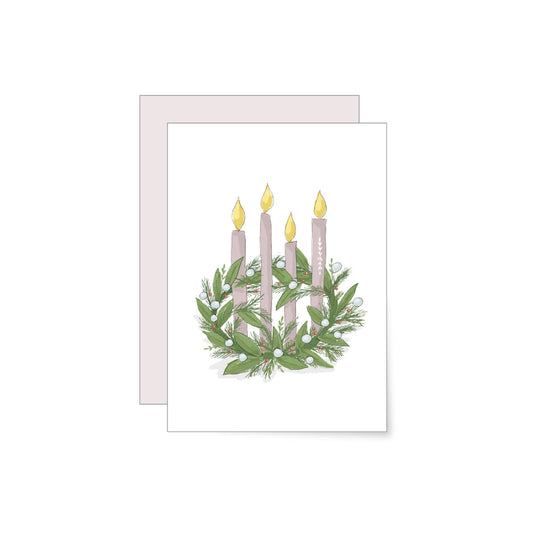 Advent wreath | folding card