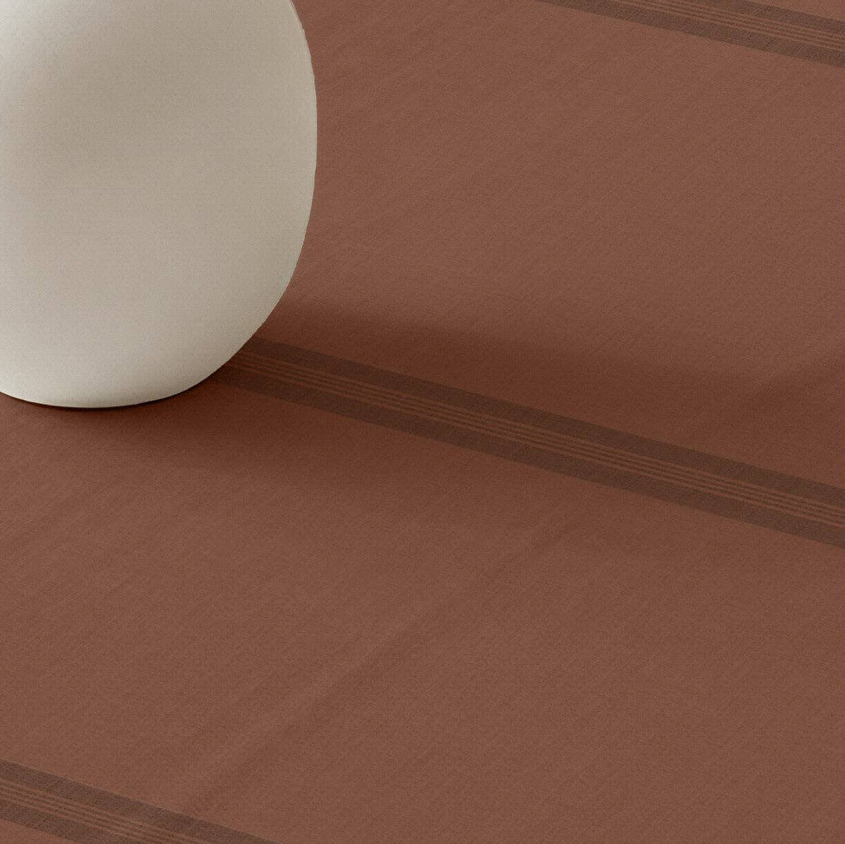 Stain-resistant 100% cotton tablecloth Nua Terracotta: 250x155 cm
