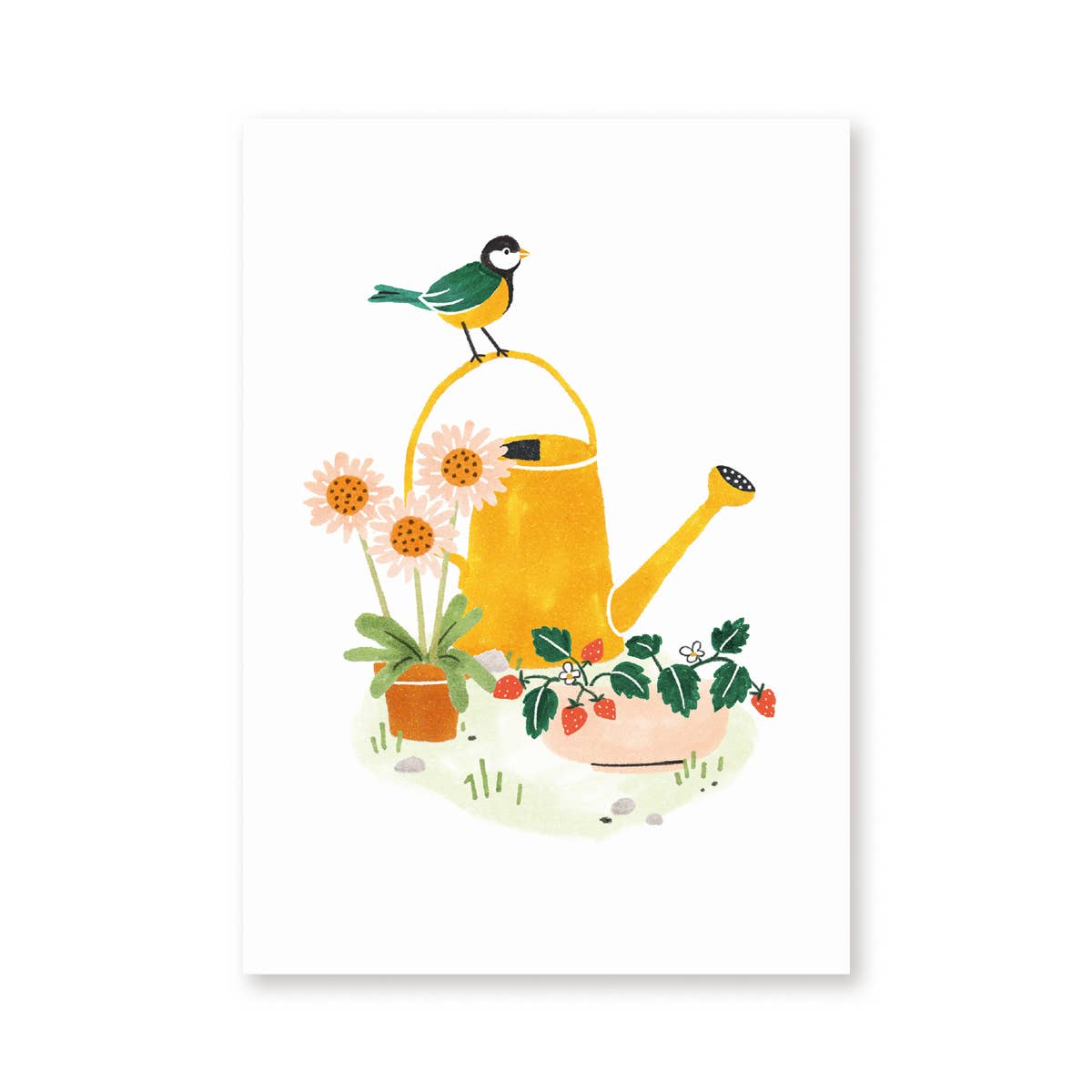 Postcard Great Tit