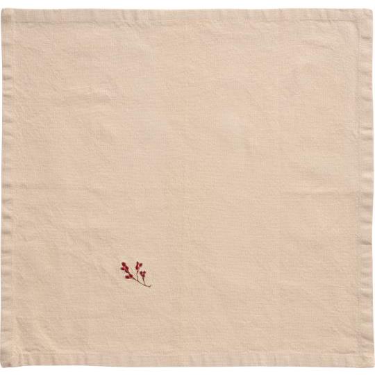 Napkin Tradition w/winterberry branch linen