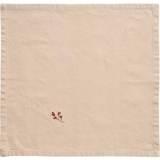 Napkin Tradition w/winterberry branch linen