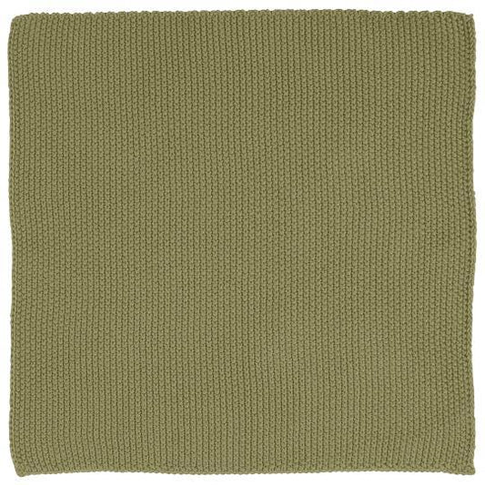 Dish cloth Mynte sage green knitted