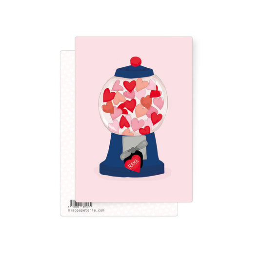 Mama Heart | Postcard: With envelope and cellophane cover