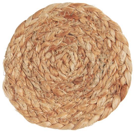 Coaster f/glasses, bottles etc. jute