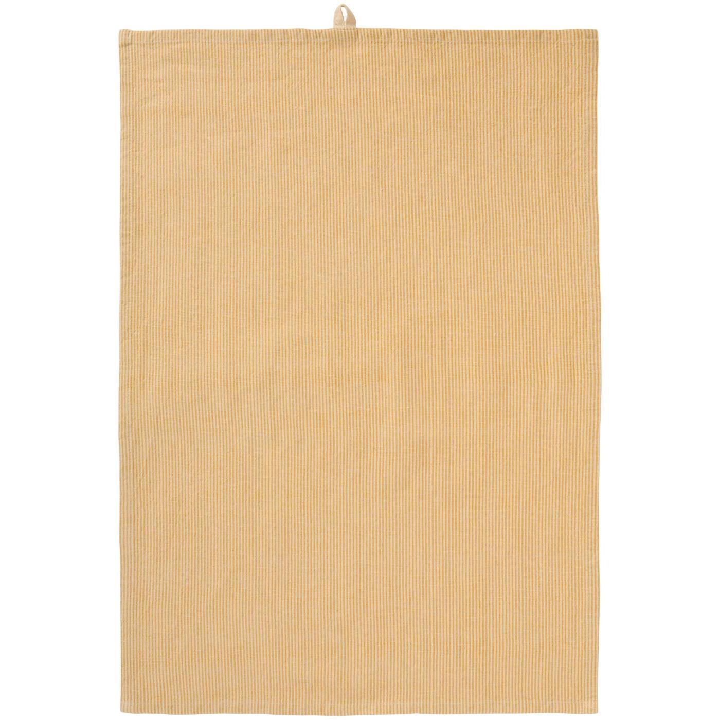 Tea towel Liv w/thin yellow stripes