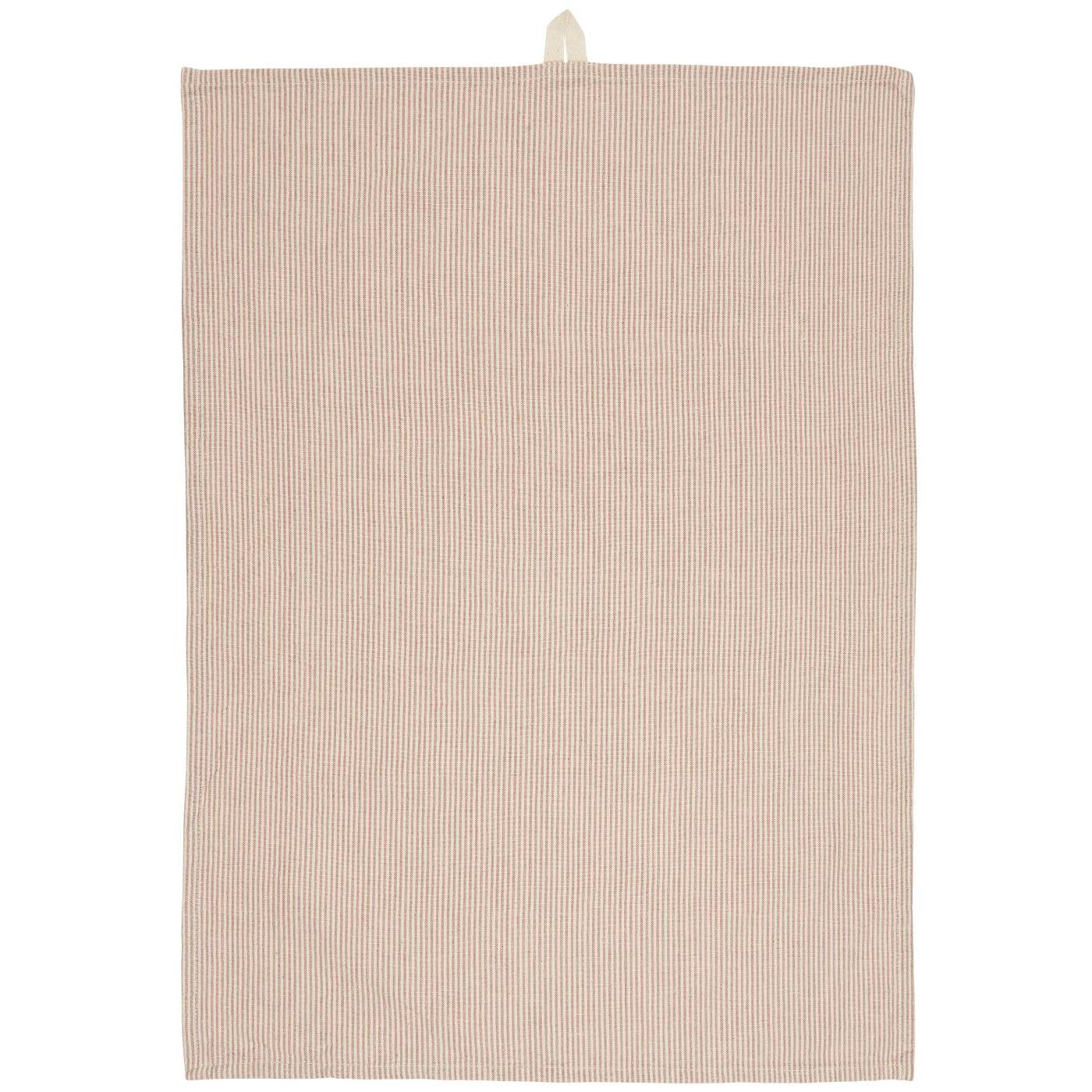 Tea towel Liva w/thin malva stripes