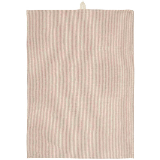 Tea towel Liva w/thin malva stripes
