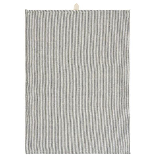 Tea towel Charlie w/thin dark blue stripes