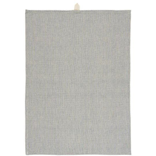 Tea towel Charlie w/thin dark blue stripes